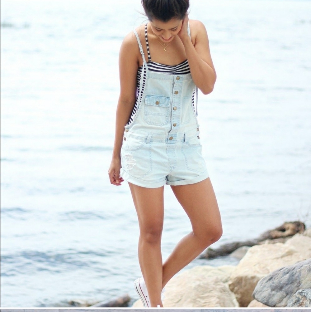 🆕 Billabong Not Really Over it Overalls - Picture 4 of 7